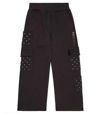 Studded jersey sweatpants | Monnalisa