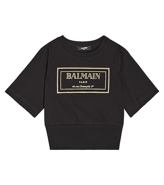 T-Shirt aus Baumwolle | Balmain Kids