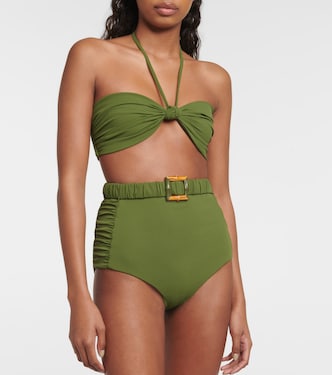 Top bikini con scollo all’americana | Johanna Ortiz