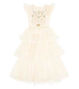Nightingale Tutu embellished tulle dress  | Tutu Du Monde