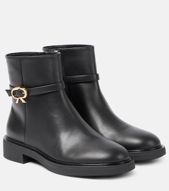 Ankle Boots Ribbon Dumont 20 aus Leder | Gianvito Rossi
