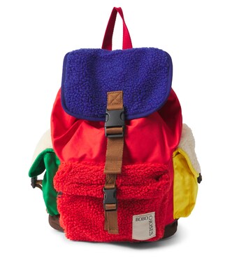 Zaino in shearling sintetico color-block | Bobo Choses