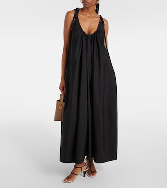 Cotton poplin maxi dress | CO