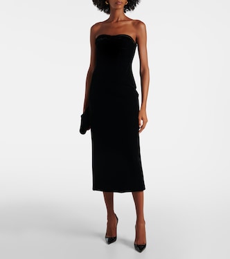 Abito bustier in velluto | Sportmax