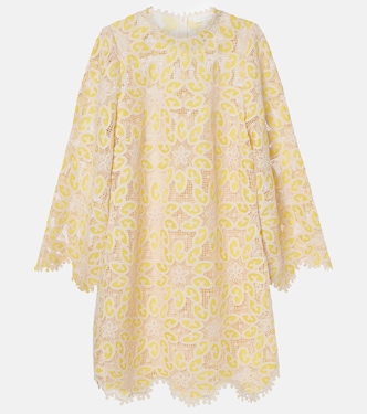 Abito corto in pizzo di cotone | Zimmermann