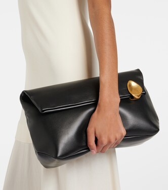 Pochette Jewel Zip Small en cuir | Jil Sander