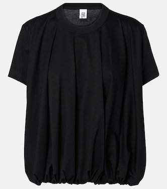 Top plisado de algodón | Noir Kei Ninomiya
