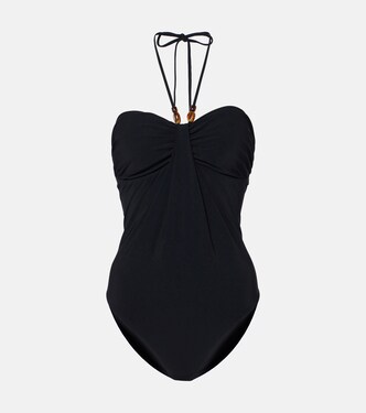 Badeanzug Wylie Drape Halter | Zimmermann