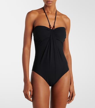 Badeanzug Wylie Drape Halter | Zimmermann