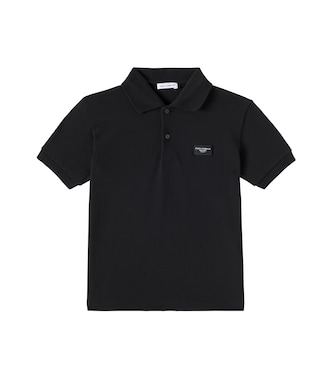 Cotton piqué polo shirt | Dolce&Gabbana Kids