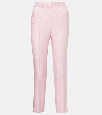 Paisley cropped slim pants | Etro