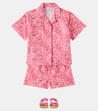 Shorts in cotone e lino con stampa | Scotch & Soda Kids