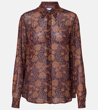 Chemise en jacquard à fleurs | Dries Van Noten