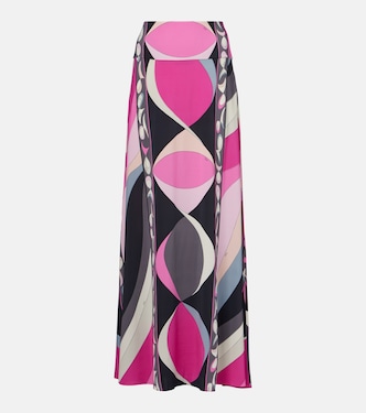 Gonna lunga Marmo in jersey | Pucci