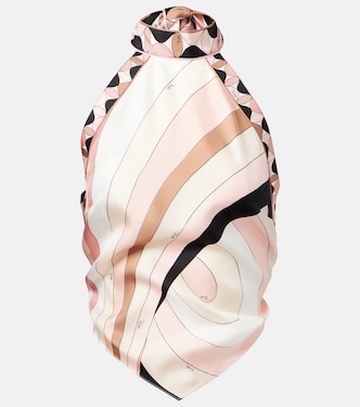 Top Iride de sarga de seda | Pucci