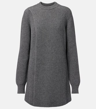 Pulloverkleid aus Rippstrick | Jil Sander