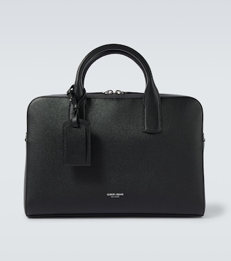 Leather briefcase | Giorgio Armani