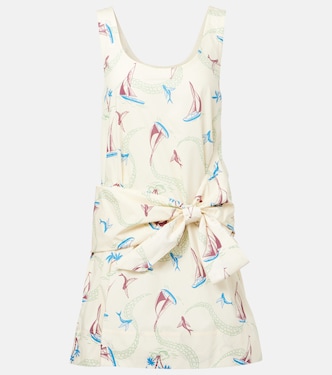 Printed cotton minidress | Rabanne