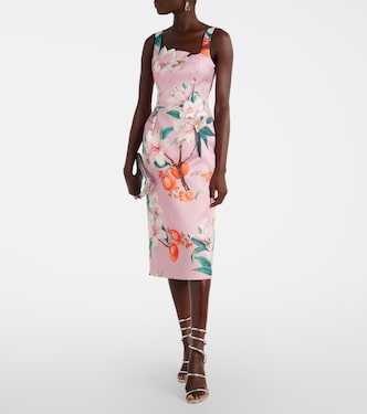 Abito midi Larissa in raso | Leo Lin