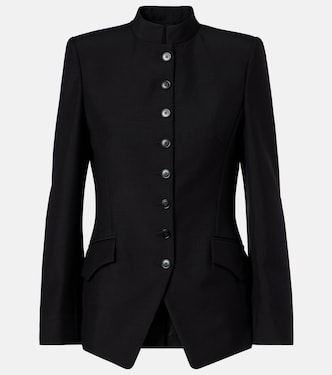 Blazer aus Wolle und Mohair | McQueen