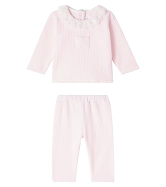 Baby cotton-blend sweater and pants set | Tartine et Chocolat