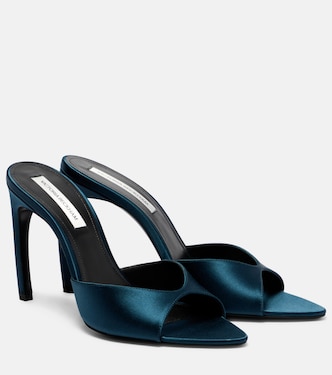 Harlow 100 satin mules | Victoria Beckham