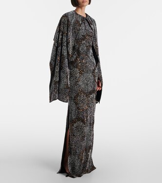 Embellished caped gown | Rabanne