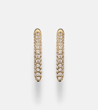 Ohrringe aus 14kt Gelbgold (585/1000) mit Diamanten | Sydney Evan