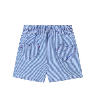 Melanie striped cotton Bermuda shorts | Bonton