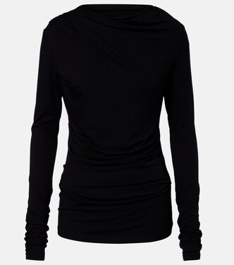 Draped jersey top | Entire Studios