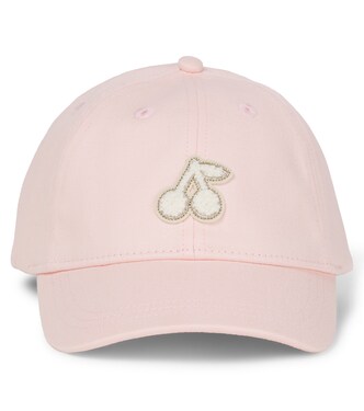Lyna bow-detail cotton baseball cap | Bonpoint