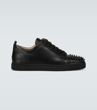 Louis Junior Spikes leather sneakers | Christian Louboutin