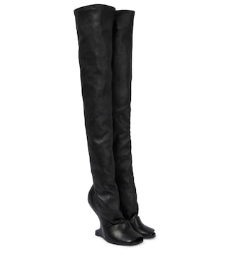 Botas mosqueteras Cantilever de piel | Rick Owens