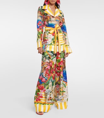 Chemise Portofino imprimée en soie | Dolce&Gabbana