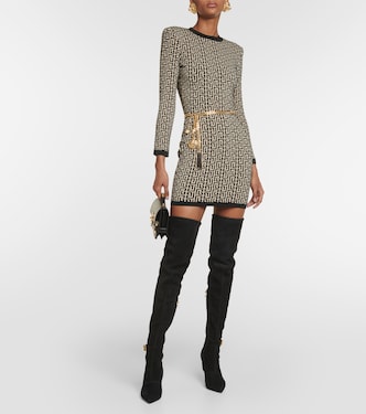 Minigonna in misto lana | Balmain