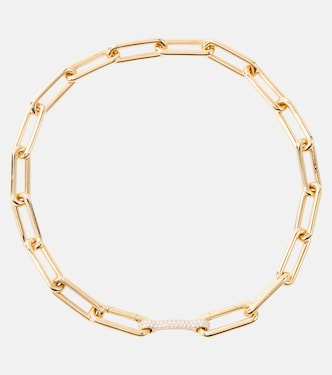 Collier Identity en or jaune 18 ct et diamants | Robinson Pelham