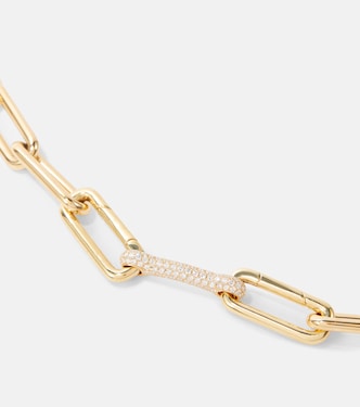 Collier Identity en or jaune 18 ct et diamants | Robinson Pelham