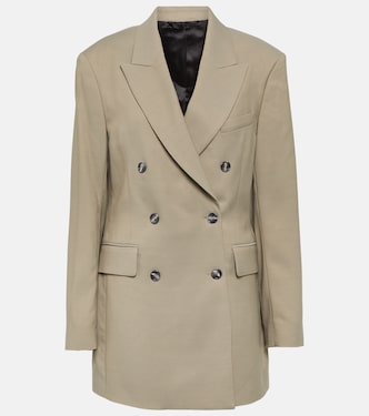 Blazer doppiopetto in misto lana | Acne Studios