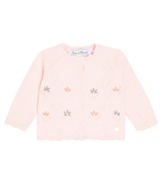 Baby - Cardigan in misto lana con ricamo | Tartine et Chocolat