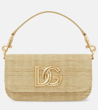 Borsa a spalla 3.5 in rafia | Dolce&Gabbana