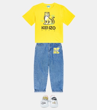 T-shirt imprimé en coton | Kenzo Kids