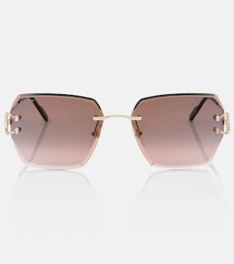 Signature C de Cartier square sunglasses | Cartier Eyewear Collection