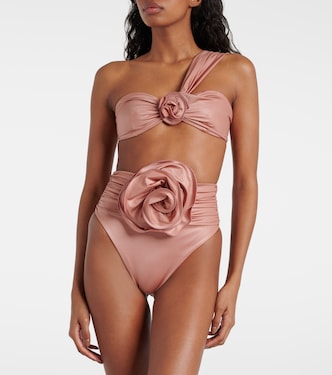 Slip bikini con applicazione floreale | Magda Butrym