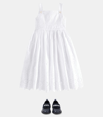 Cotton-blend dress | Dolce&Gabbana Kids
