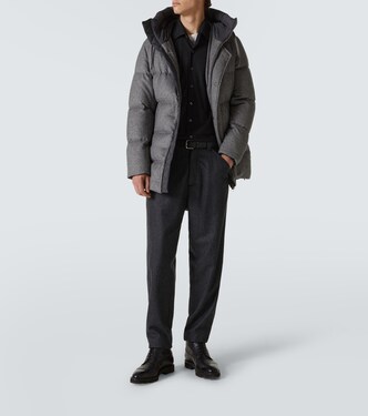 Daunenjacke aus Seide und Kaschmir | Herno