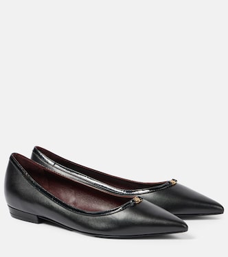 Ballerine Double T in pelle | Tory Burch