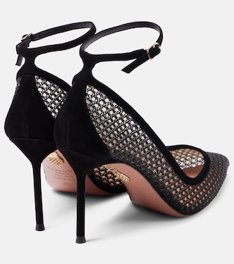 Salones Asha 85 de malla con ante | Aquazzura