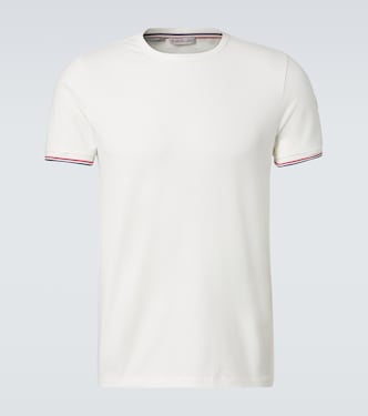 T-Shirt Tricolor aus Jersey | Moncler