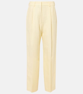 Pantalones rectos Clarity Fox de lino | Blazé Milano