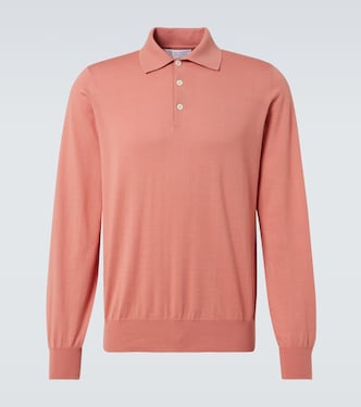 Cotton polo sweater | Brunello Cucinelli